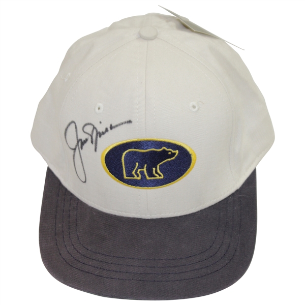 Jack Nicklaus Signed Golden Bear Circle Logo Hat JSA #Q49361