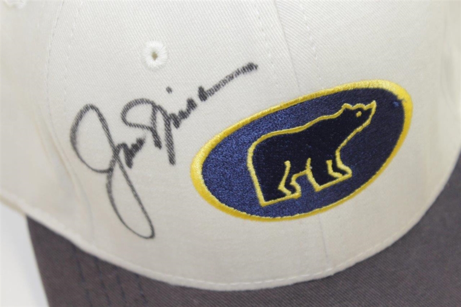 Jack Nicklaus Signed Golden Bear Circle Logo Hat JSA #Q49361