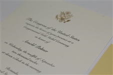 Arnold Palmer Congressional 2012 Gold Medal Ceremony Invitation & Ticket