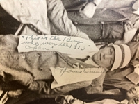 Francis Ouimet Signed & Inscribed Photo Boy Who Won the 1913 Open to His Caddie Eddie Lowery JSA FULL #BB65217