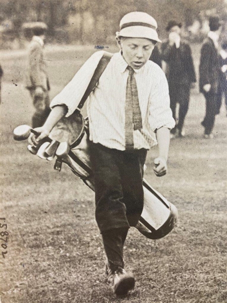 Lot Detail - Original Francis Ouimet & Eddie Lowery at 1913 US Open  Underwood Photo - Historical Significance