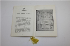 1963 Dinner of Champions Honoring Francis Ouimet Menu/Program - Boston, Ma.