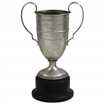 Eddie Lowerys 1933 Massachusetts Cup Golf Amateur Championship Runner-Up Trophy