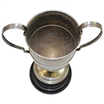 Eddie Lowery's 1933 Massachusetts Cup Golf Amateur Championship Runner-Up Trophy