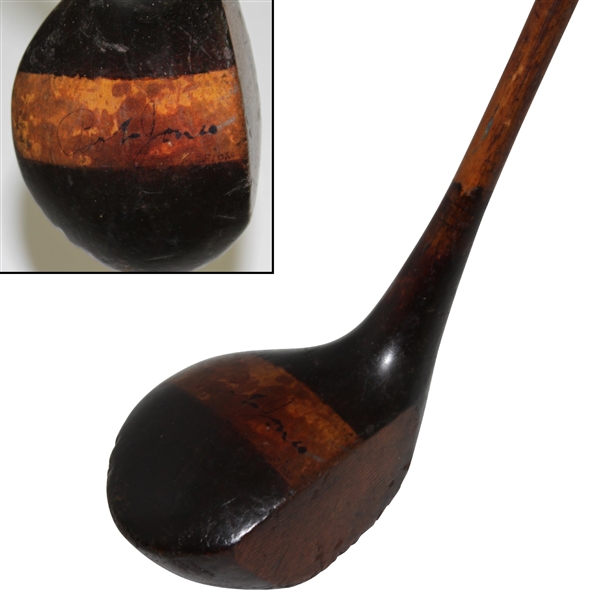 Bobby Jones Signed Golf Club - Originating from His Personal Merion Police Escort JSA FULL #Z84448