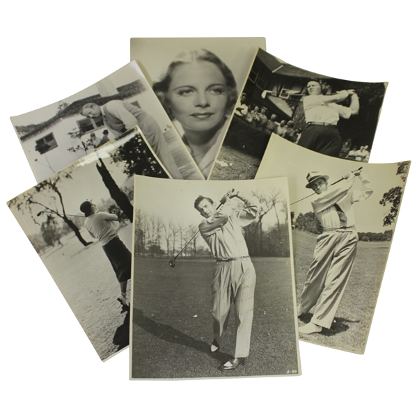 Snead, Revolta, Haefner, Hicks, Marble, & Berg Signed Vintage 8x10 Photos JSA ALOA