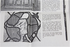 Contemporary Reproduction of 14th Century Gloucester Cathedral Stained Glass Golfer