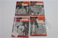 Twenty-Nine Professional Golfer Magazines - 1953-1957 - Some with Mailing Label on Cover