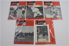 Twenty-Nine Professional Golfer Magazines - 1953-1957 - Some with Mailing Label on Cover