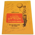 Multi-signed 1979 Tim Conway Celebrity Golf Program by Time Period Celebrities JSA ALOA