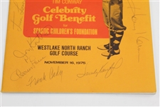 Multi-signed 1979 Tim Conway Celebrity Golf Program by Time Period Celebrities JSA ALOA