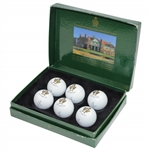 2001 The OPEN Championship at Royal Lytham & St. Annes Commemorative Golf Ball Set in Box