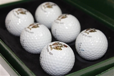 2001 The OPEN Championship at Royal Lytham & St. Anne's Commemorative Golf Ball Set in Box