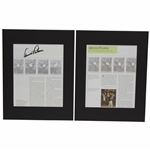 Arnold Palmer Signed Cherry Hills 1960 US Open Matted Page with Extra Panel JSA ALOA