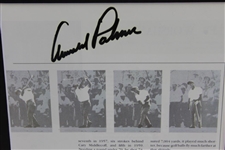 Arnold Palmer Signed 'Cherry Hills 1960 US Open' Matted Page with Extra Panel JSA ALOA