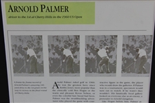 Arnold Palmer Signed 'Cherry Hills 1960 US Open' Matted Page with Extra Panel JSA ALOA