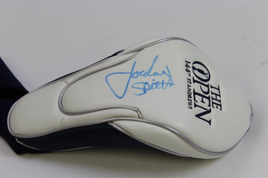 Jordan Spieth Signed The OPEN at St. Andrews Driver Headcover - Direct from The OPEN Officials JSA ALOA