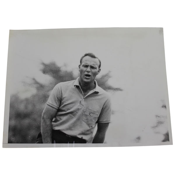Arnold Palmer 9x7 US Open At Oakmont "Grimace" Wire Photo 5/23/62