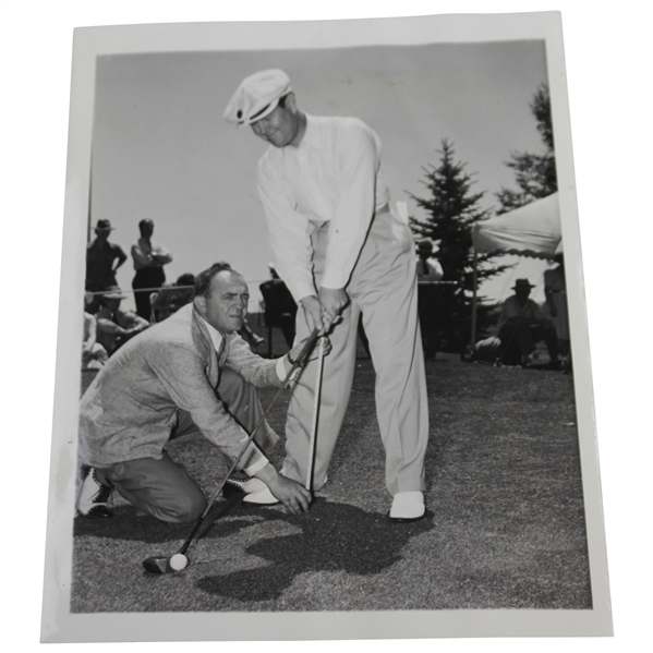 Byron Nelson & Tom Walsh 7x9 Wire Photo 7/15/1941
