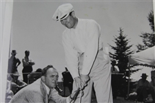 Byron Nelson & Tom Walsh 7x9 Wire Photo 7/15/1941