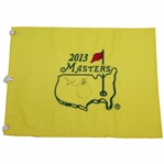 Adam Scott Signed 2013 Masters Embroidered Flag JSA ALOA