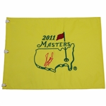 Fuzzy Zoeller Signed 2011 Masters Embroidered Flag JSA ALOA