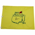 Charl Schwartzel Signed 2011 Masters Embroidered Flag JSA ALOA