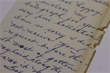 Walter Hagen Hand-Written Letter Signed with Rare The Haig Inscription JSA ALOA