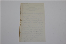 Walter Hagen Hand-Written Letter Signed with Rare The Haig Inscription JSA ALOA