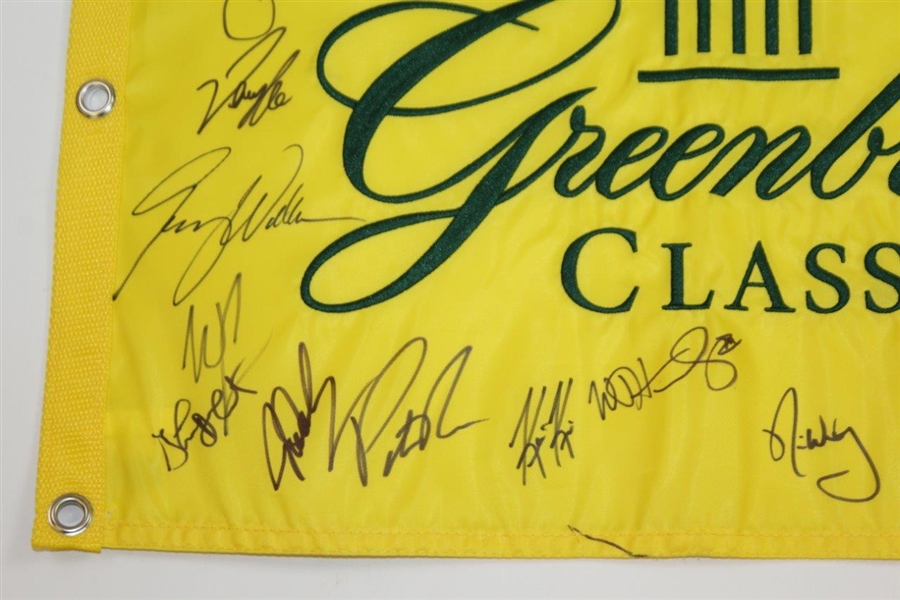 Multi-Signed 'The Greenbrier Classic' Field Flag by Over 20 Players JSA ALOA