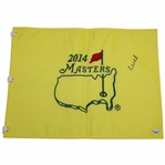 Mike Weir Signed 2014 Masters Embroidered Flag JSA ALOA
