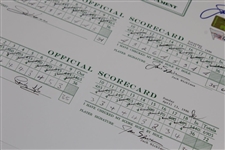 Jack Nicklaus Signed Scorecards From The 1986 Masters - Fanatics/Golden Bear Authentication Stickers