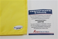 Trevor Immelman Signed 2013 Masters Embroidered Flag JSA ALOA