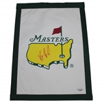Vijay Singh Signed Undated Masters Garden Flag JSA ALOA