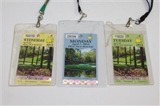 Three Masters Tickets 2011(x2) & 2014, Spec Guides (2014-2015) & Reminder Info
