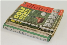 Three Golf Books: 'See It, Sink It', 'Golf Secrets of the Pros', & 'Golf Secrets of the Pros' Softcover