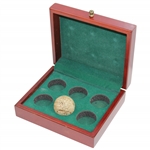 Henley Mesh Pattern Golf Ball in Box - Strike Marks on Ball, Loose Bracket on Box