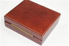 Henley Mesh Pattern Golf Ball in Box - Strike Marks on Ball, Loose Bracket on Box