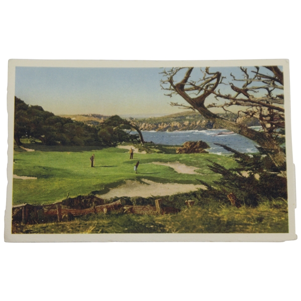 Vintage Cypress Point Golf Club, Del Monte Lodge, Pebble Beach, Ca. Postcard