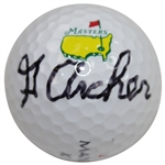 George Archer Signed Masters Logo Golf Ball JSA ALOA