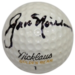 Jack Nicklaus Signed Personal Logo Golden Bear Golf Ball JSA ALOA