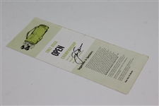 Jack Nicklaus Signed 1962 US Open at Oakmont CC Spectator Guide JSA #HH13855