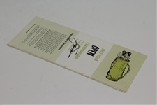 Jack Nicklaus Signed 1962 US Open at Oakmont CC Spectator Guide JSA #HH13855