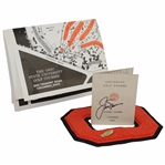Jack Nicklaus Signed OSU Scarlet Course Scorecard with Course Map & O Letter JSA FULL #BB56249