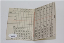 Jack Nicklaus Signed OSU Scarlet Course Scorecard with Course Map & O Letter JSA FULL #BB56249