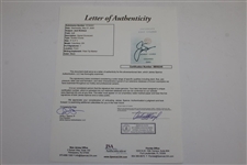 Jack Nicklaus Signed OSU Scarlet Course Scorecard with Course Map & O Letter JSA FULL #BB56249