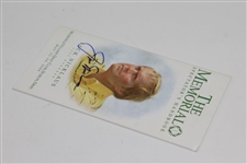 Jack Nicklaus Signed 2000 The Memorial Tournament Spectator Guide JSA #HH13130