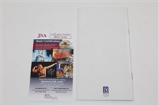 Jack Nicklaus Signed 2000 The Memorial Tournament Spectator Guide JSA #HH13130
