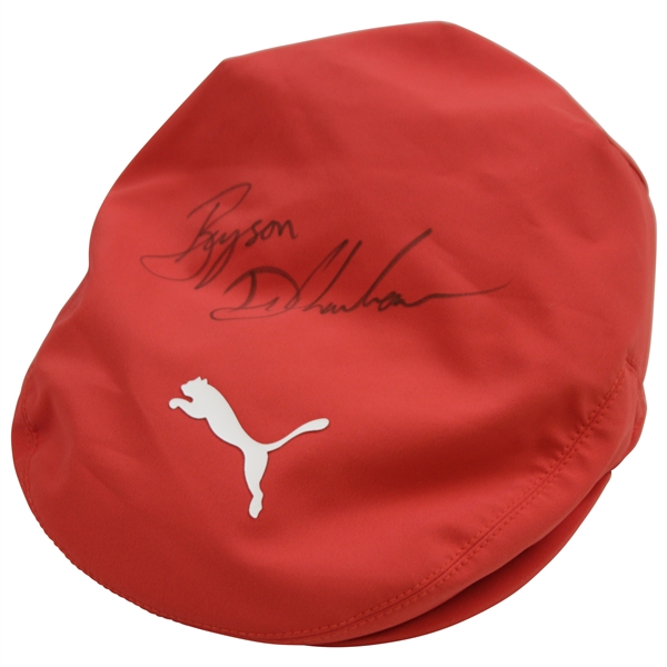 Bryson Dechambeau Signed Red PUMA Cobra Style Hat JSA #R01489