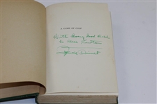 Francis Ouimet Signed 1932 1st Ed. 'A Game of Golf' Book Inscribed JSA ALOA